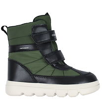 Geox Winter Boots - Tex - Willaboom - Black/Army Green