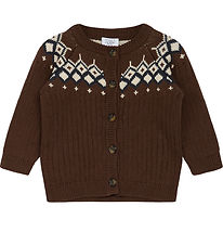 Hust and Claire Cardigan - Knitted - Christopher - Chestnut