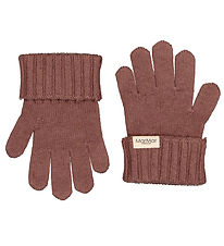 MarMar Gloves - Knitted - Ash - Tawny Rose