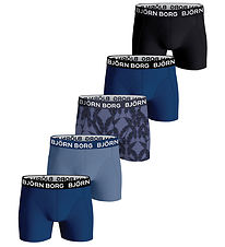 Bjrn Borg Boxers - 5-Pack - Blue/Black