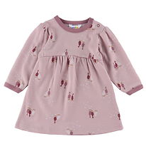 Joha Kleid - Wolle/Baumwolle - Light Bordeaux m. Gänse