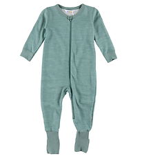 Joha Onesie - Ull/Bambu - Grön