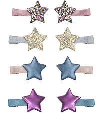 Mimi & Lula Hair Clips - 8 pcs - Mini Star Ziggy