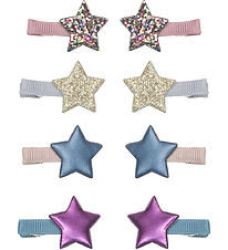 Mimi & Lula Hair Clips - 8 pcs - Mini Star Ziggy