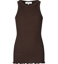 Rosemunde Top - Wool/Viscose - Dark Brown