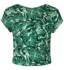 Rosemunde Stuttermabolur - Skera - Viskósu - Eucalyptus Swirl Pr