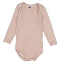 Petit Bateau Bodysuit l/s - Pink