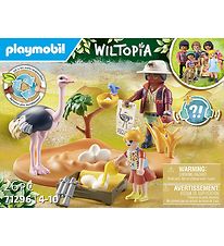 Playmobil Wiltopia - Gestur hjá Strútsföður - 26 Partar - 71296