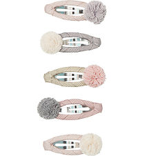 Mimi & Lula Hair Clips - 5 pcs - Mini Ballerina Pom Pom Fairytal