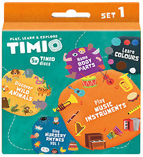 TIMIO Disc set 1 - Children's songs, Wild DYR, Instruments, Colo