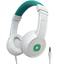 TIMIO Headphones - Foldable - White/Turquoise