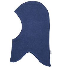 CeLaVi Balaclava - Ull/Bomull - Dubbel - Festspel Blue Melange