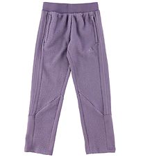 adidas Performance Fleece pants - J Hot WNTR Tiro - Purple