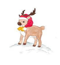 That's Mine Wallstickers - 27 cm - Rudolph