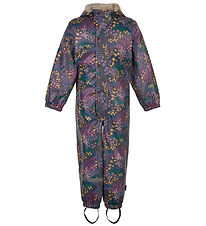 Mikk-Line Rainsuit w. Lining - PU - Recycled - Huckleberry