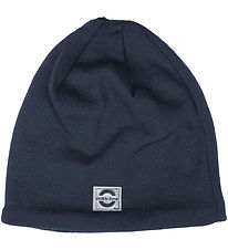 Mikk-Line Beanie - Wool/Acrylic - 2-layer - Blue Nights