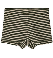 Wheat Boxers - Wool - Avalon - Green Stripe