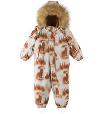 Reima Snowsuit - Lappi - Ciannamon Brown w. Print