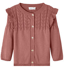Name It Cardigan - Knitted - NmfOmilla - Light Mahogany