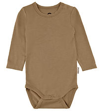 Mikk-Line Bodysuit l/s - Wool/Bamboo - Kelp