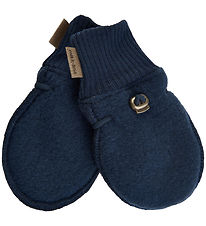 Mikk-Line Mittens - Wool - Noos - Blue Nights