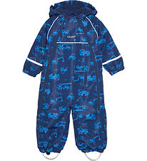 CeLaVi Snowsuit - Pageant Blue w. Work machines