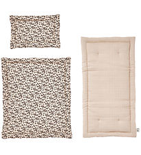 OYOY Doll Bedding w. Mattress - Leaf - Beige