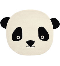 OYOY Panda Teppich - Wolle/Baumwolle - 87x110 cm - Panda