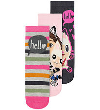 Name It Chaussettes - NmfAmbre Gabby - 3 Pack - Parfait Pink