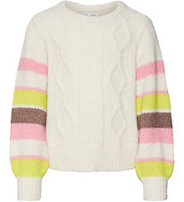 Vero Moda Girl Blouse - Knitted - VmVino - Birch/Sachet Pink