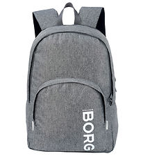 Bjrn Borg Rucksack - Core Iconic - Grau Meliert