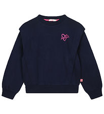 Billieblush Sweatshirt - Navy m. Herzen