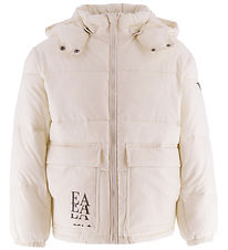 Emporio Armani Gevoerde Jas - Off White