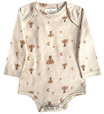 Monsieur Mini Bodysuit l/s - Croissant Blankie Aop