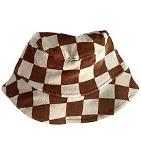Monsieur Mini Bucket Hat - Corduroy - Check Offwhite/Ginger