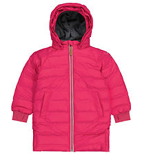 Mikk-Line Veste Rembourre - PU - Recycl - Fuchsia Rouge