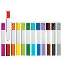 LEGO Briefpapier Markers - 12-pack - Multicolour