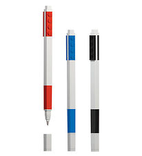 LEGO Schreibwaren-Gelstift - 3er-Pack - Rot/Blau/Schwarz