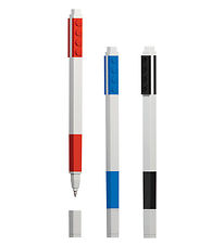 LEGO® Schreibwaren-Gelstift - 3er-Pack - Rot/Blau/Schwarz