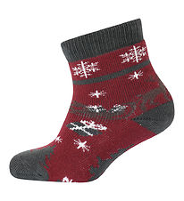 Melton Socks - Reindeer - Sundried Tomato