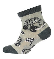 Melton Socks - Race Car - Seagrass