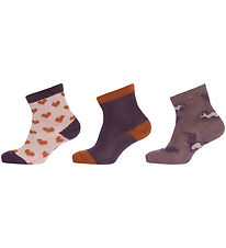 Melton Socks - 3-Pack - Squirrel - Everything Pink