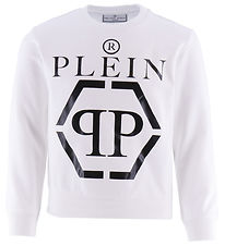 Philipp Plein Sweatshirt - Wei m. Schwarz