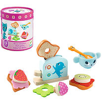 Djeco Play Food - 12 Parts - Tableware, Cats!