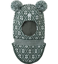 Reima Balaclava - Wool/Cotton - Kuuraan - 2-layer - Thyme Green