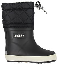 Aigle Thermo Boots - Giboulee 2 - Black w. White