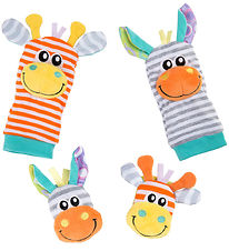 Playgro Activity Toy - Rattle socks and Wrist rattles