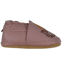 Melton Soft Sole Leather Shoes - Burlwood w. Autumn