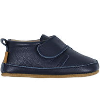 Melton Soft Sole Leather Shoes - Navy