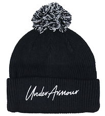 Under Armour Beanie - Knitted - Halftime Pom - Black